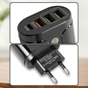 BK385 Fast Charger 4 Port USB A QC 3.0 EU Plug Isi Daya Cepat Charging