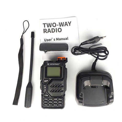 Weierwei UV-5R HT 4 Band 5W Ori Baru Garansi Handie Talkie UV5R Werwe