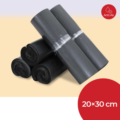Plastik Polymailer Hitam Abu 17x30 20x30 25x39 28x42 Amplop Plastic