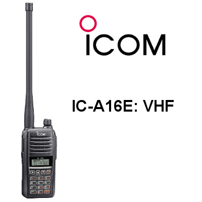 Icom IC-A16E HT Airband VHF 6W IP67 54 Bluetooth ICA16 ICA16E A16