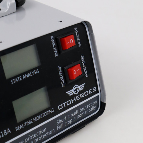 Smart Charger Aki LCD Mobil Motor 400W 400AH 12V 24V Casan Accu Cajer