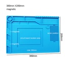 Alas Meja Kerja Service Silicone Pad Matras Solder Tahan Panas S160
