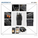 Sepasang Baofeng BF-888H HT UHF Walkie Talkie BF888H BF888 BF 888H