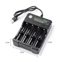 Charger USB Baterai 18650 4 Slot Charging Cajer Battery Casan Batre SM