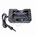 Charger Baterai 18650 2 Slot Charging Cajer Battery Casan Batre SM