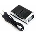 W90 Smart Fast Charger 4 Slot LCD Baterai AA AAA NiMh NiCD Battery Cas