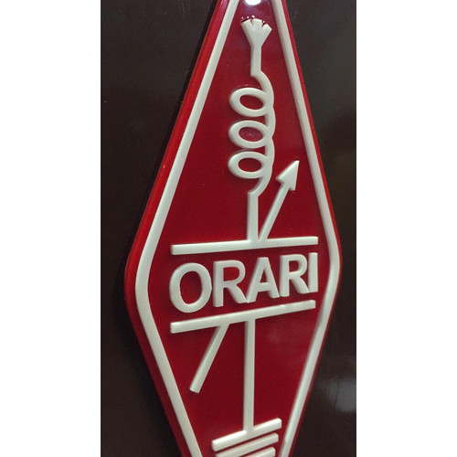Papan Callsign Timbul Orari Rapi Akrilik 49x19x0.3 Kolsen Call Sign
