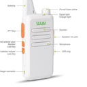 Satuan WLN KD-C1 HT UHF Cokelat Loreng Walkie Talkie WLAN KDC1 Coklat