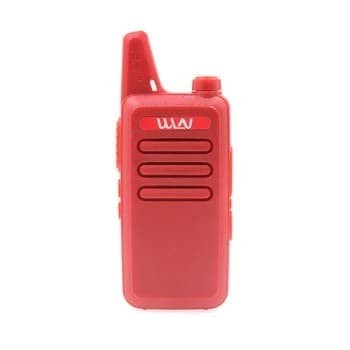 WLN KD-C1 HT UHF Merah Garansi free Handsfree Handie Talkie WLAN KDC1