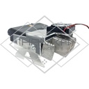 Custom Bracket Meja Akrilik Icom IC-2300H dan Fan Adjustable IC2300