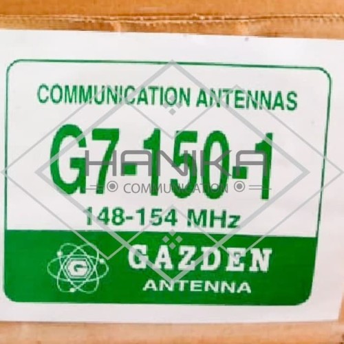 Gazden G7-150-1 Antena Base VHF 148-154 7dBi Model Hustler USA Radio