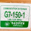 Gazden G7-150-1 Antena Base VHF 148-154 7dBi Model Hustler USA Radio
