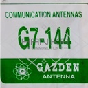 Gazden G7-144 Antena Base VHF 144-148 7dBi Model Hustler USA Radio Rig
