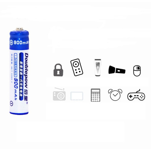 Satuan Rechargeable Battery AAA 900mAh Baterai Isi Ulang Cas Doublepow