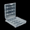 Case Baterai 4 AA AAA Tempat Kotak Box Battery Batre Casing Transparan