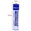 Satu Rechargeable Battery AAA 1250mAh Baterai Isi Ulang Cas Doublepow
