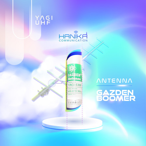 Gazden Antena Base Yagi Boomer UHF 400-470MHz Baru 9 Elemen Antenna FM