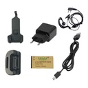 Sepasang WLN KD-C1 Handie Talkie UHF Hitam Garansi Free Handsfree