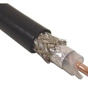 Belden 9913 Kabel Coaxial RG-8 Tembaga Tunggal Hitam USA RG8
