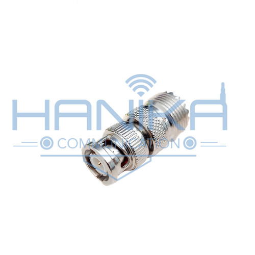 Konektor BNC Female to PL Female Connector ke Antena Luar HT