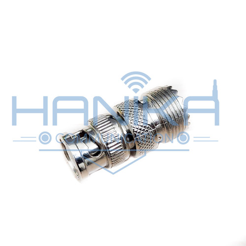 Konektor BNC Female to PL Female Connector ke Antena Luar HT