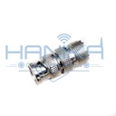 Konektor BNC Female to PL Female Connector ke Antena Luar HT