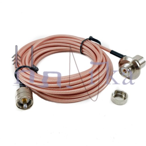 Sky2 SC316 Kabel Bracket Mobil Motor Teflon Tembaga RG5-8 5m RG58 Baru