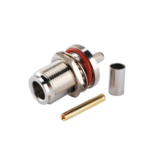Konektor N Female to RG-58 Krimping Kabel Koaksial ke Coaxial N Cewe