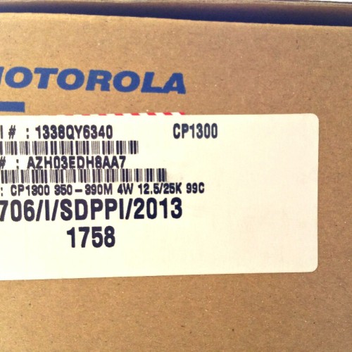CP1300 HT Motorola UHF 350-390 4W Ori New Garansi 1 Tahun