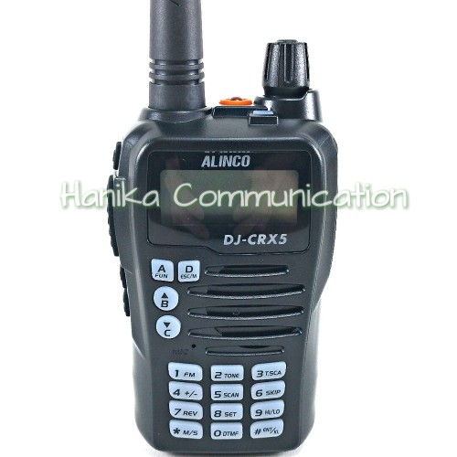 Alinco DJ-CRX5 HT Dual Band VHF UHF Baru Garansi 1Th CRX5 DJCRX5 Handy