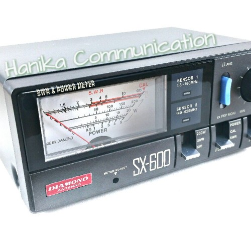 Diamond Antenna SX-600 SWR Power Meter SX600 HT Kabel Frekuensi Antena