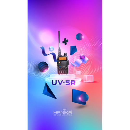 Baofeng BF-UV5R HT Dual Band Baru Ori Garansi Resmi 1Thn UV-5R UV5