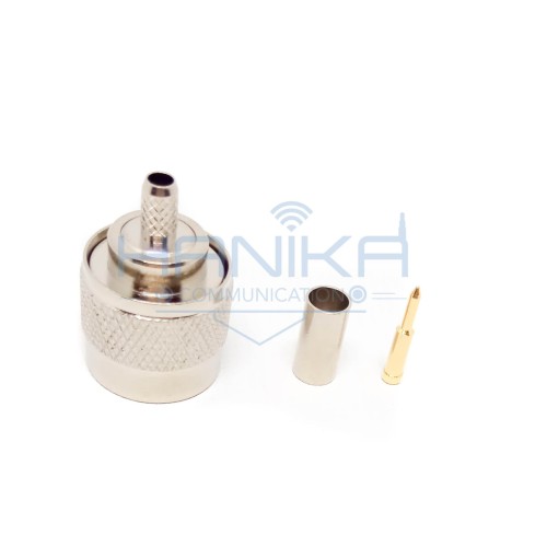 Konektor N Male to RG-58 Krimping Kabel Koaksial ke Coaxial N Cowo