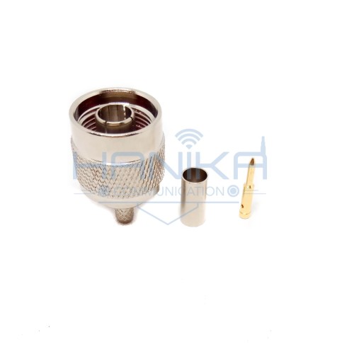 Konektor N Male to RG-58 Krimping Kabel Koaksial ke Coaxial N Cowo