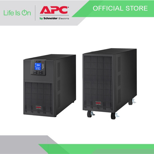 UPS APC SRV6KIL Easy UPS On-Line, 6kVA/6kW, Tower, 230V, Hard wire 3-wire(1P+N+E) outlet, Intelligent Card Slot, LCD, Extended Runtime