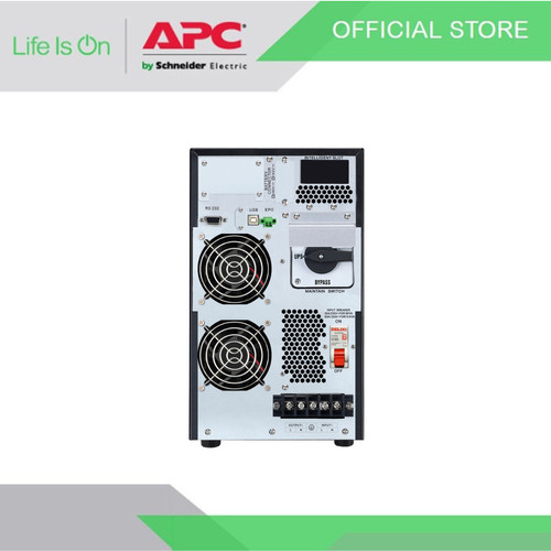 UPS APC SRV6KIL Easy UPS On-Line, 6kVA/6kW, Tower, 230V, Hard wire 3-wire(1P+N+E) outlet, Intelligent Card Slot, LCD, Extended Runtime