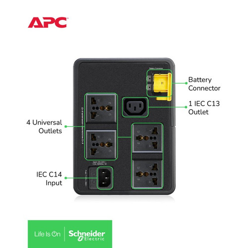 UPS APC Easy UPS BVX 1200VA 650W BVX1200LI-MS APC UPS