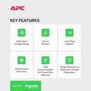 UPS APC Easy UPS BX 1600VA 900W BX1600MI-MS