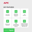 UPS APC Back UPS Pro BR 650VA, 6 Outlets, AVR, LCD Interface BR650MI
