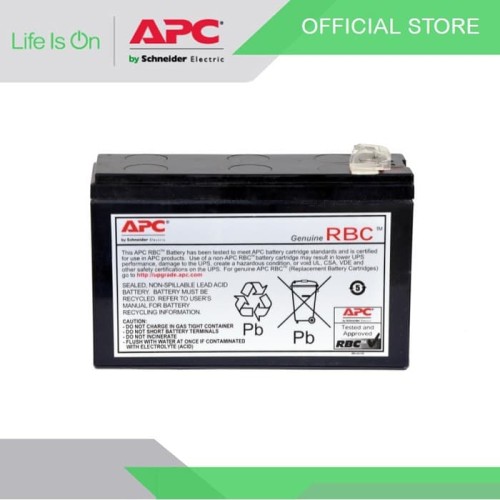 Baterai Internal UPS APC Back-UPS RS 500VA BR500CI-AS, APCRBC125