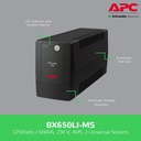 UPS APC BX650 BX650LI-MS BX650LIMS 650VA 325WATT