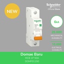 Schneider Electric NEW DOMAE MCB 50A 1P - DOMF01150