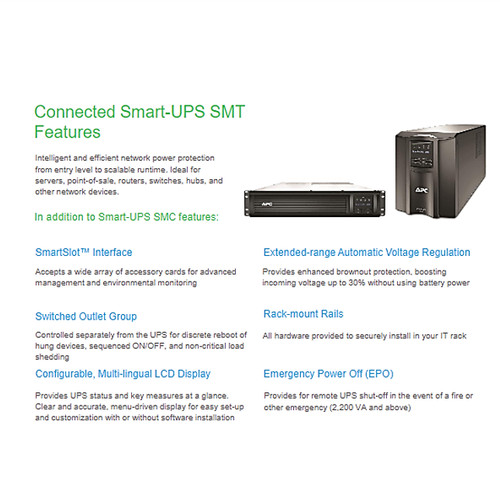 UPS APC SMT3000I SMART-UPS 3000VA LCD 230V