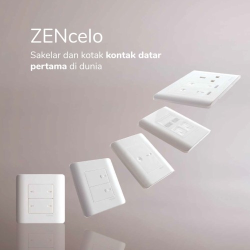 Schneider Electric ZENcelo 1 Gang Kotak Kontak TV Master - E8431TVM_SZ