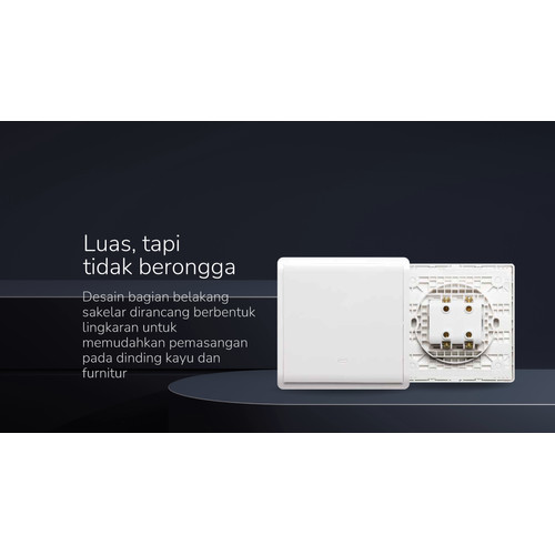 Schneider Electric PIENO Saklar Lampu 1 Gang 16AX - E8231MF_LS_G3