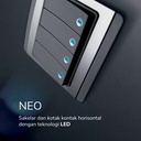 Schneider Electric Neo 1 Gang Kontak RJ45 & Cat5E - E3031RJ5E_GS