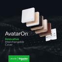 Schneider Electric AvatarOn Saklar Lampu Grey - 4 Gang 2 Arah