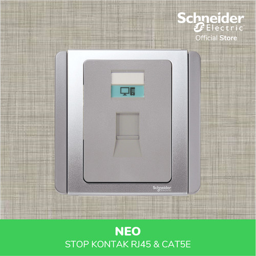 Schneider Electric Neo 1 Gang Kontak RJ45 & Cat5E - E3031RJ5E_GS