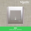 Schneider Electric NEO 1 Gang Saklar Bel Vertikal E3031VBP_GS