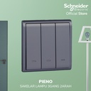 Schneider Electric PIENO Saklar 3 Gang 2 Arah - E8233L2F_LS_G3